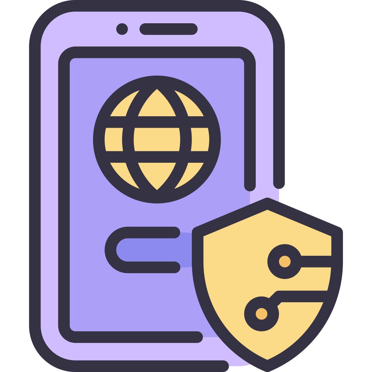 smartphone security icon