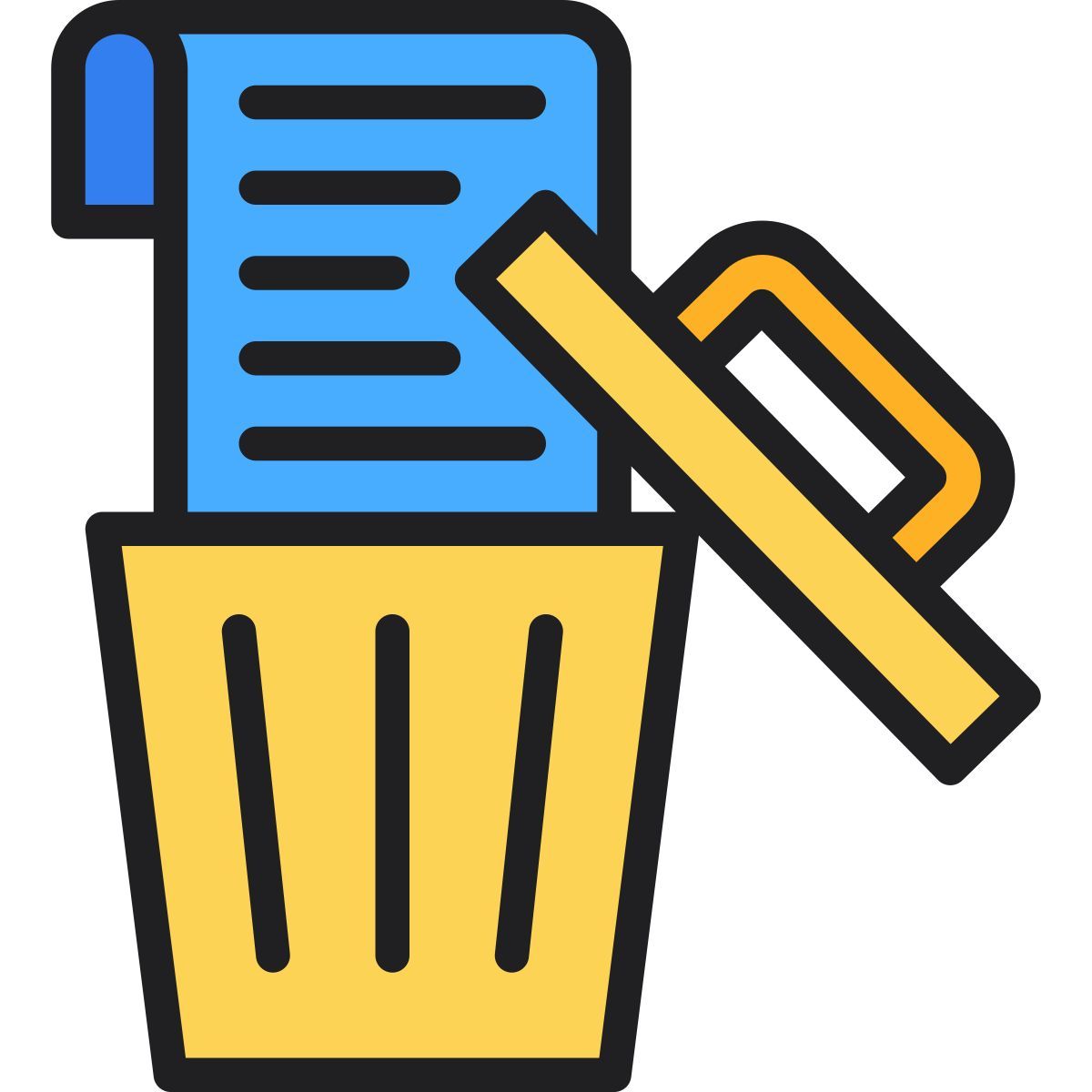 trash bin icon