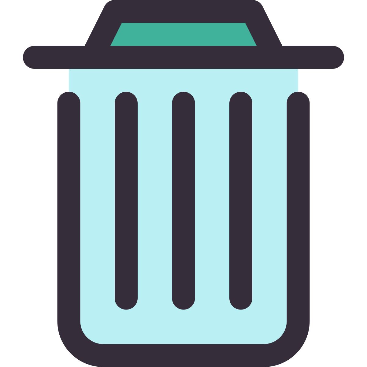 trash bin icon