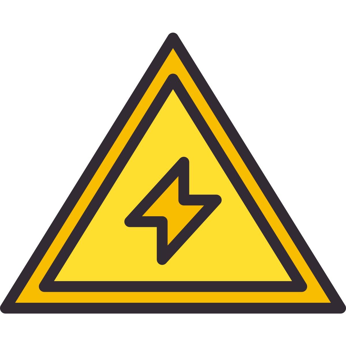 warning sign icon
