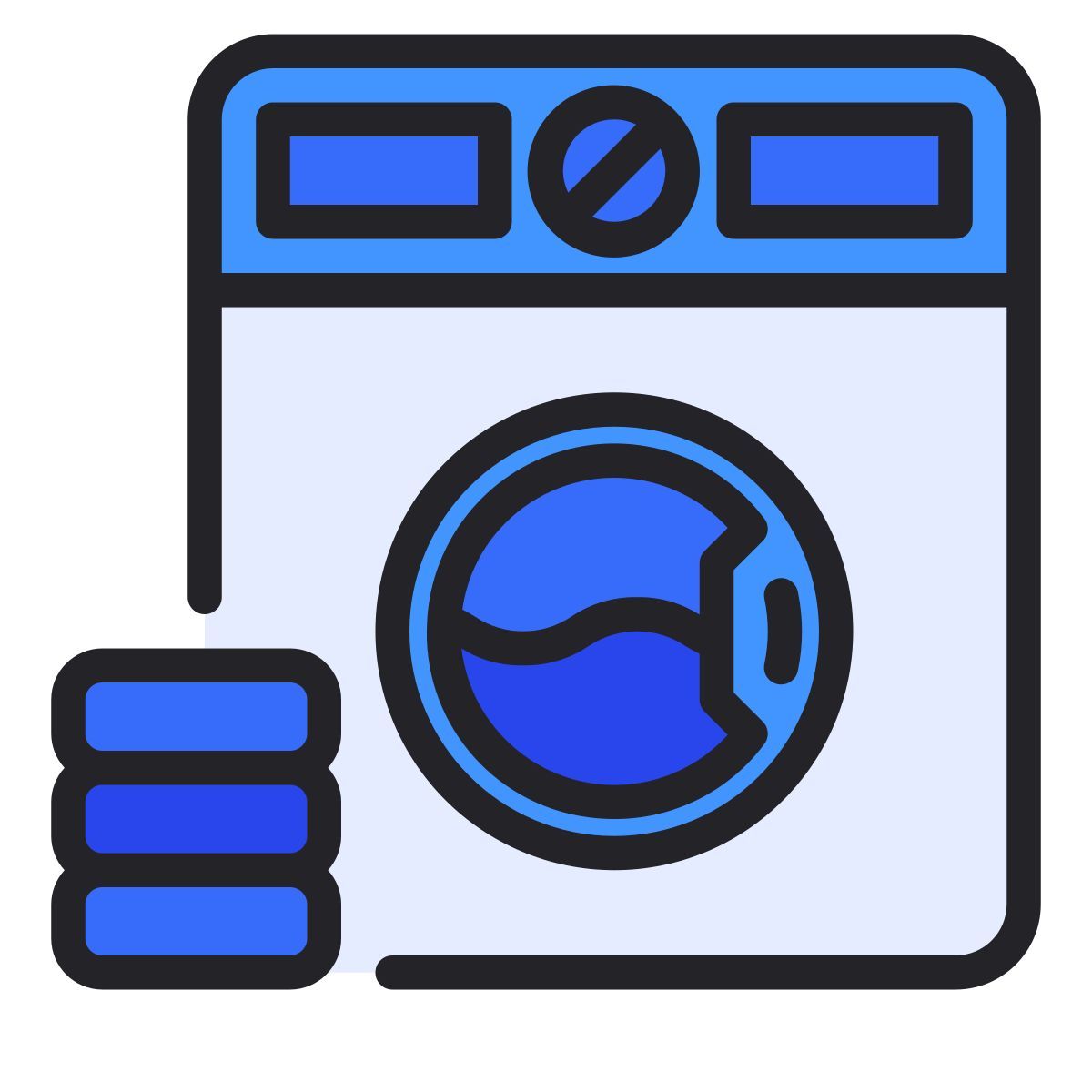 máquina de lavar roupa icon