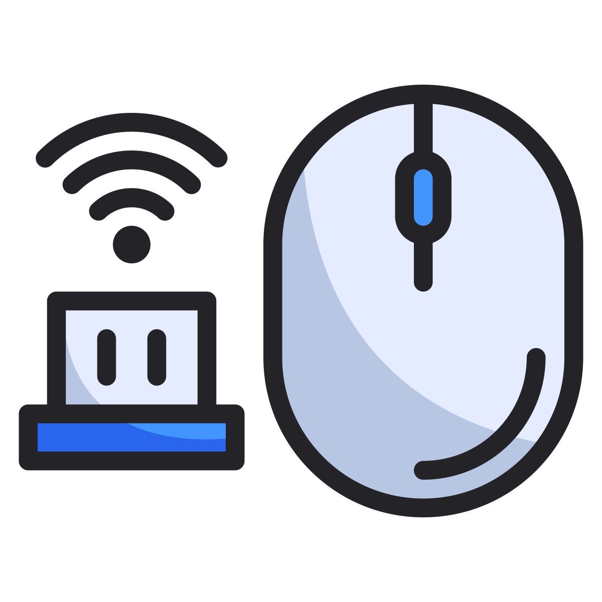 ratón inalámbrico icon