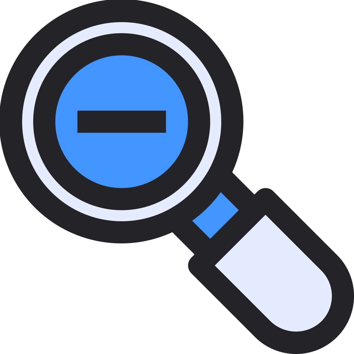 zoom out icon