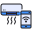 external air-conditioner-internet-of-things-kmg-design-outline-color-kmg-design icon