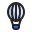 external air-hot-balloon-adventure-kmg-design-outline-color-kmg-design icon