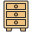 external cabinet-drawer-office-stationery-kmg-design-outline-color-kmg-design icon
