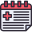 external calendar-medical-kmg-design-outline-color-kmg-design icon