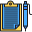 external clipboard-folder-and-document-kmg-design-outline-color-kmg-design icon