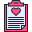 external clipboard-love-kmg-design-outline-color-kmg-design icon