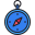external compass-map-and-navigation-kmg-design-outline-color-kmg-design icon