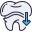 external dental-crown-dental-kmg-design-outline-color-kmg-design icon