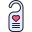 external doorknob-love-kmg-design-outline-color-kmg-design icon