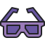 external 3d-glasses-cinema-kmg-design-outline-color-kmg-design icon