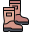 external Waterproof-Boots-farming-kmg-design-outline-color-kmg-design icon