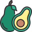 external avocado-grocery-kmg-design-outline-color-kmg-design icon