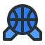 external badge-basketball-kmg-design-outline-color-kmg-design icon