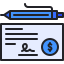external bank-check-finance-kmg-design-outline-color-kmg-design icon