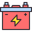 external battery-renewable-energy-kmg-design-outline-color-kmg-design icon