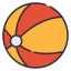 external beach-ball-summer-kmg-design-outline-color-kmg-design icon