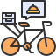 external bicycle-food-delivery-kmg-design-outline-color-kmg-design icon
