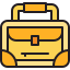 external briefcase-back-to-school-kmg-design-outline-color-kmg-design icon