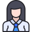 external business-woman-business-startup-kmg-design-outline-color-kmg-design icon