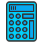 external calculator-office-stationery-kmg-design-outline-color-kmg-design icon