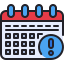 external calendar-calendar-and-date-kmg-design-outline-color-kmg-design-1 icon