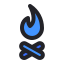 external campfire-adventure-kmg-design-outline-color-kmg-design icon