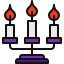 external candle-halloween-kmg-design-outline-color-kmg-design-1 icon