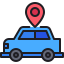 external car-map-and-navigation-kmg-design-outline-color-kmg-design icon