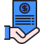 external cash-report-crowdfunding-kmg-design-outline-color-kmg-design icon