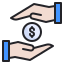 external charity-business-finance-kmg-design-outline-color-kmg-design icon
