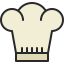 external chef-hat-food-and-restaurant-kmg-design-outline-color-kmg-design icon