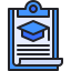 external clipboard-college-kmg-design-outline-color-kmg-design icon