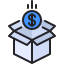 external coin-crowdfunding-kmg-design-outline-color-kmg-design icon