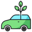 external eco-car-ecology-kmg-design-outline-color-kmg-design icon