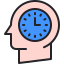 external head-time-management-kmg-design-outline-color-kmg-design icon