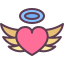 external heart-valentine-kmg-design-outline-color-kmg-design icon
