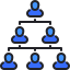 external hierarchy-business-startup-kmg-design-outline-color-kmg-design icon