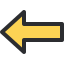 external left-arrows-kmg-design-outline-color-kmg-design icon