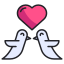external love-birds-valentines-day-kmg-design-outline-color-kmg-design icon