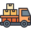 external pickup-truck-vehicle-kmg-design-outline-color-kmg-design-2 icon