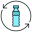 external recycle-bottle-ecology-kmg-design-outline-color-kmg-design icon