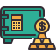 external safe-box-payment-2-kmg-design-outline-color-kmg-design icon