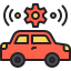external self-driving-electric-car-kmg-design-outline-color-kmg-design icon