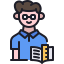 external teacher-man-jobs-and-professions-avatar-kmg-design-outline-color-kmg-design icon