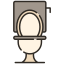 external toilet-home-appliances-kmg-design-outline-color-kmg-design icon