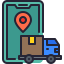 external tracking-logistics-delivery-kmg-design-outline-color-kmg-design-2 icon