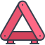 external triangle-automotive-kmg-design-outline-color-kmg-design icon